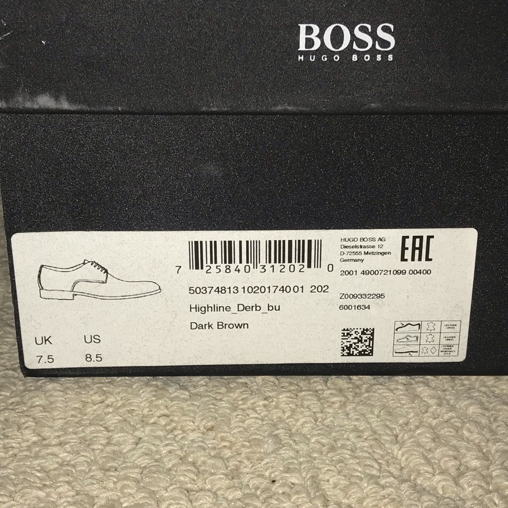 Hugo Boss Brown Shoes Brand New